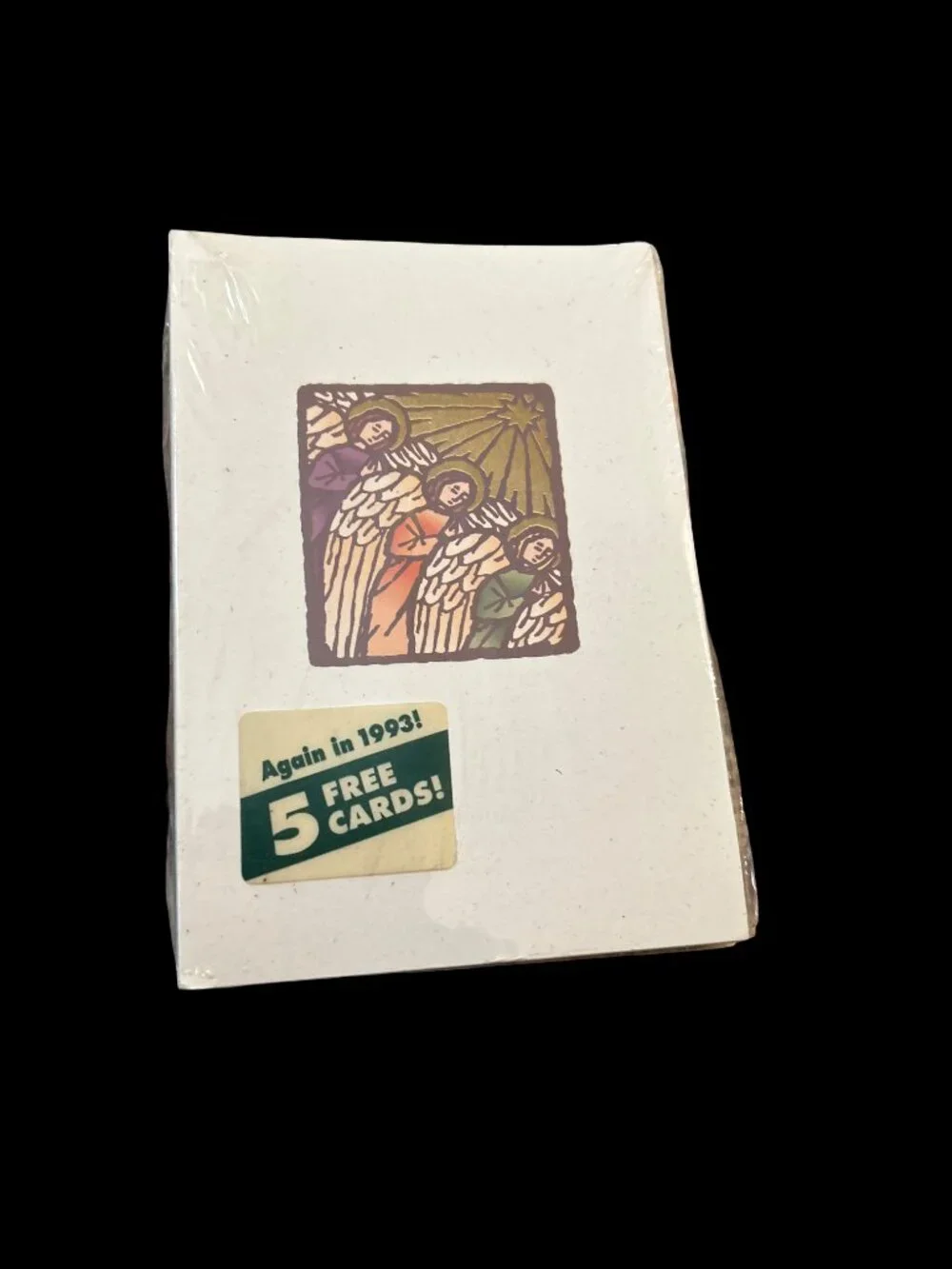 Vintage 1992 Hallmark Christmas Naturals Cards Pack 25 Sealed Angels Religious